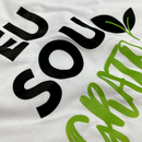 Camiseta Masculina Branca Eu Sou Grato