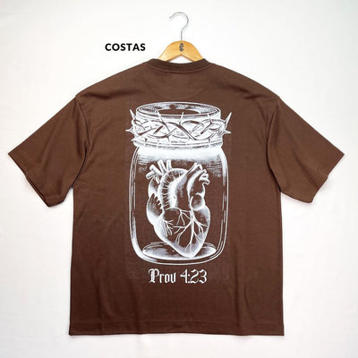 Oversized Marrom Full Guarda Teu Coração Prov 4:23