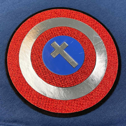 T-Shirt Infantil Azul Escudo Cruz