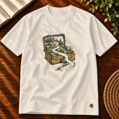 Camiseta Masculina Off White O Pai corre ao encontro — Principal 01
