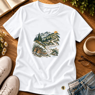 Camiseta Feminina Branca Confie no Senhor — Principal 01