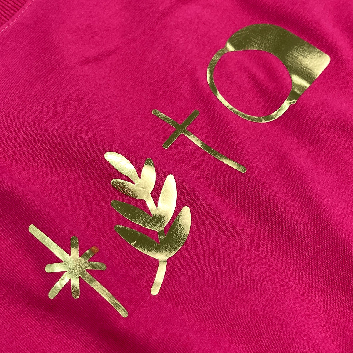 Camiseta Feminina Pink Raminho