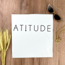 Camiseta Feminina Branca Atitude