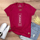 Camiseta Feminina Pink Confia Deus Está Contigo