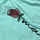 Camiseta Feminina Verde Menta Mãe Flor