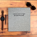 Camiseta Masculina Cinza A Terra Ouve O Rugir Do Leão De Judá