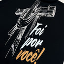 Moletom Canguru Com Capuz Preto Foi Por Você!