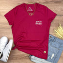 Camiseta Feminina Pink Jesus Saves