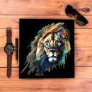 Camiseta Masculina Preta Leão