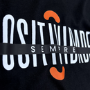 Camiseta Masculina Preta Positividade Sempre