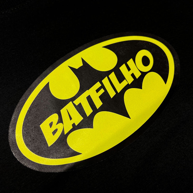 T-Shirt Infantil Preta BatFilho