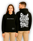 Moletom Canguru Com Capuz Preto God Is Good All The Time