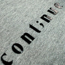 Moletom Cinza Aplique Cont;nue