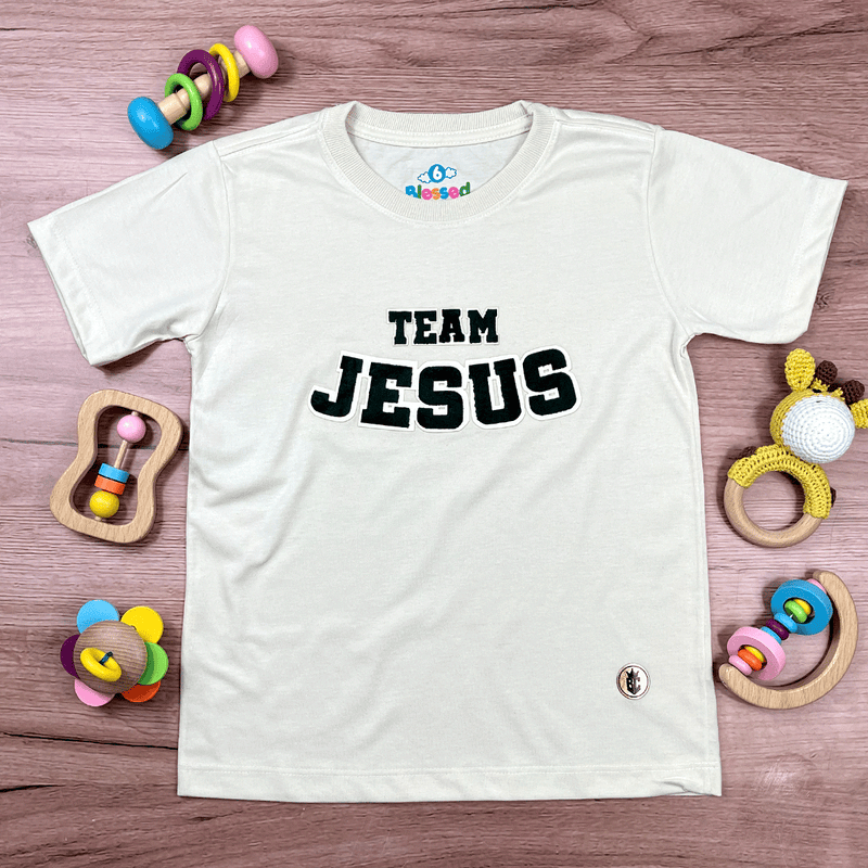 T-Shirt Infantil Off White Team Jesus