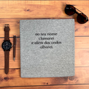 Camiseta Masculina Cinza Ao Teu Nome Clamarei