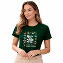 Camiseta Feminina  Verde Deus é Muito Maior 