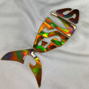 Camiseta Masculina Branca Jesus Peixe