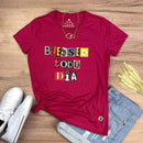Camiseta Feminina Pink Blessed Todo Dia