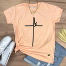 Camiseta Feminina Salmão Fé