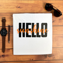 Camiseta Masculina Branca Hello Sunshine