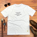 Camiseta Masculina Branca Ao Teu Nome Clamarei