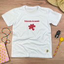 T-Shirt Infantil Branca Pedacinho da Mamãe