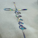 Moletom Off White Aplique Cruz Jesus