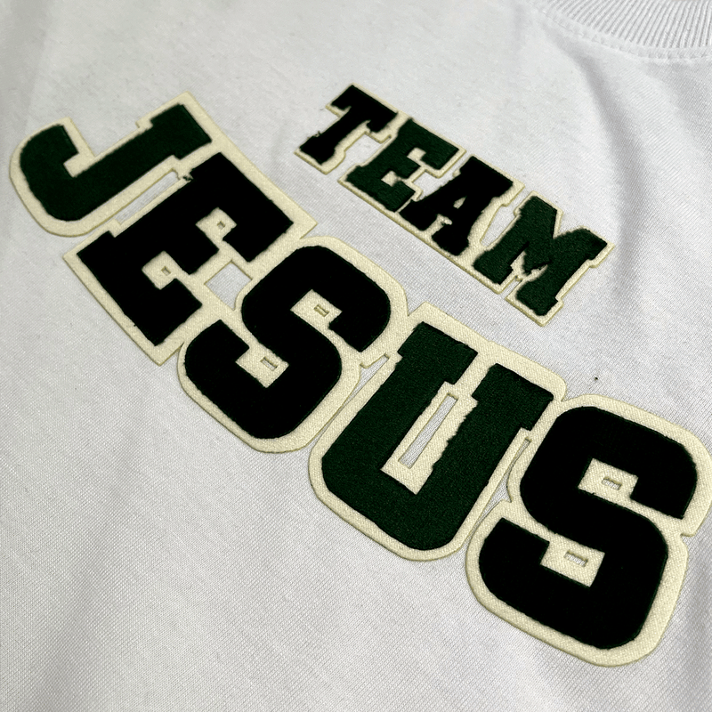 T-Shirt Infantil Off White Team Jesus