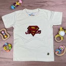 T-Shirt Infantil Off White Jesus Superman