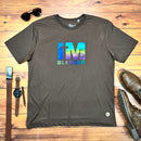 Camiseta Masculina Marrom Aplique Camaleão IM Blessed