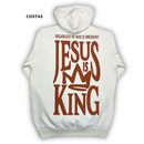 Moletom Canguru Com Capuz Off White Jesus Is King Coroa