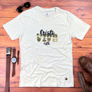 Camiseta Masculina Off White Cristo Vivo Está