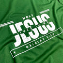 Camiseta Masculina Verde Holy Jesus Lives In