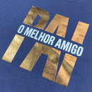 Camiseta Masculina Azul Pai Meu Melhor Amigo