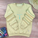 Moletom Caqui Aplique Cruz Jesus