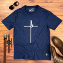 Camiseta Masculina Azul Fé