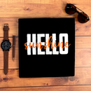 Camiseta Masculina Preta Hello Sunshine