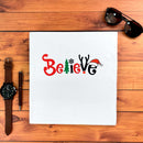 Camiseta Masculina Branca Believe