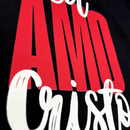 Camiseta Feminina Preta Eu Amo Cristo