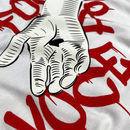 Camiseta Masculina Branca Foi Por Você Mão