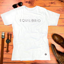 Camiseta Masculina Branca Equilibrio