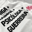 Camiseta Feminina Branca Amiga Igual Mãe