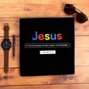 Camiseta Masculina Preta Jesus Se me buscarem de todo coração, me encontrarão