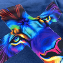 Camiseta Masculina Azul Cruz Leão Azul