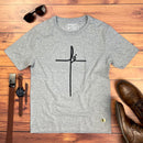 Camiseta Masculina Cinza Fé