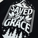 Moletom Canguru Com Capuz Preto Saved By Grace