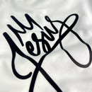 Camiseta Masculina Branca Jesus Coroa