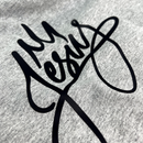 Camiseta Masculina Cinza Jesus Coroa