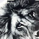 Camiseta Masculina Branca Leão