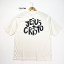 Oversized Off White Full Jesus Cristo Grafite